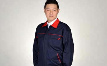 紐扣式工作服圖片